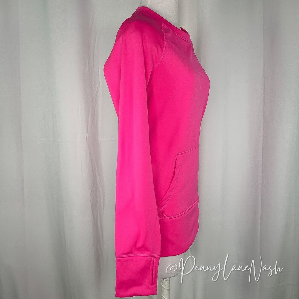 Nike Therma Fit Fleece Pullover Sweatshirt Pink - Picture 8 of 11